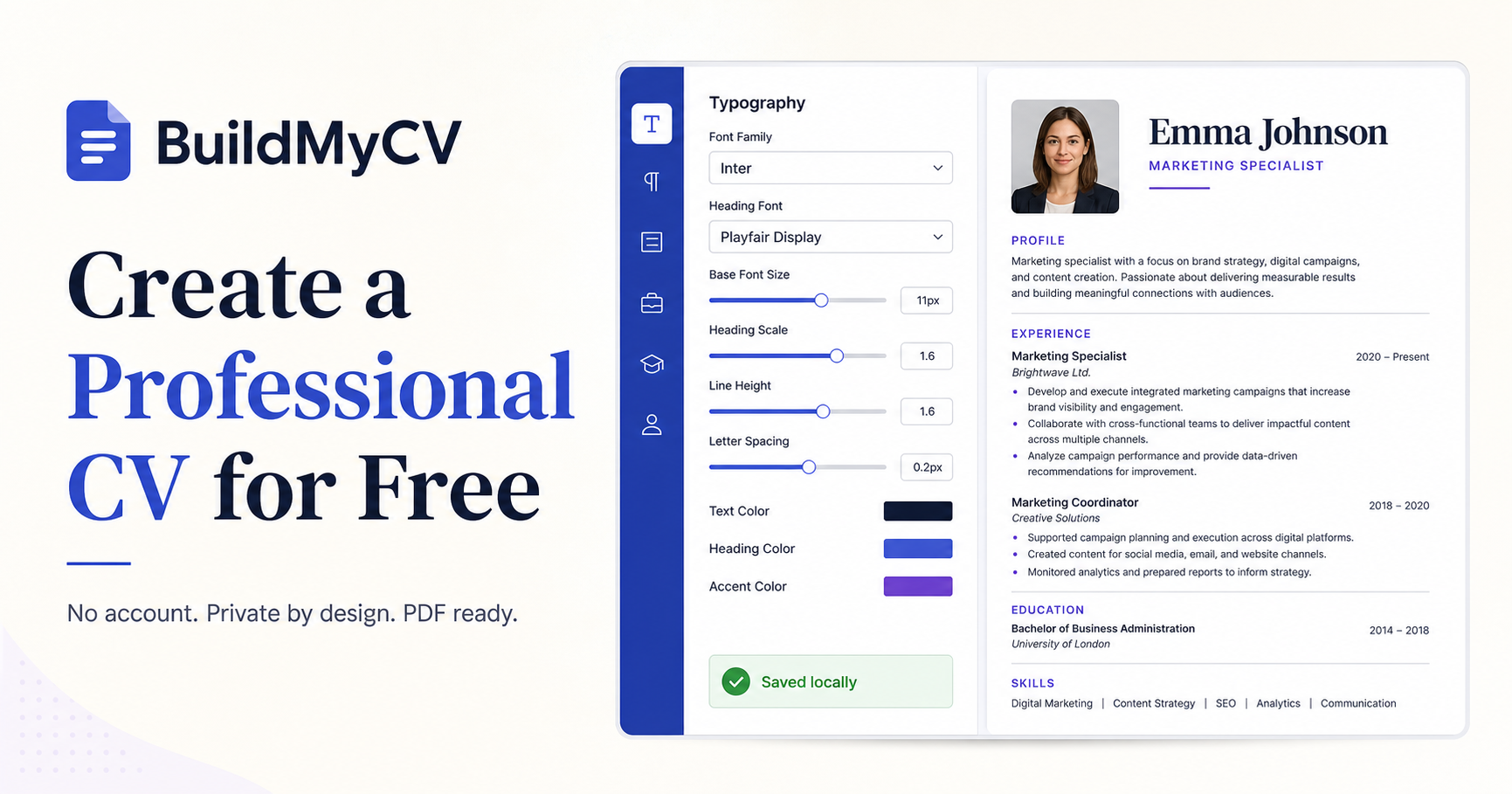 Free Online CV Preview
